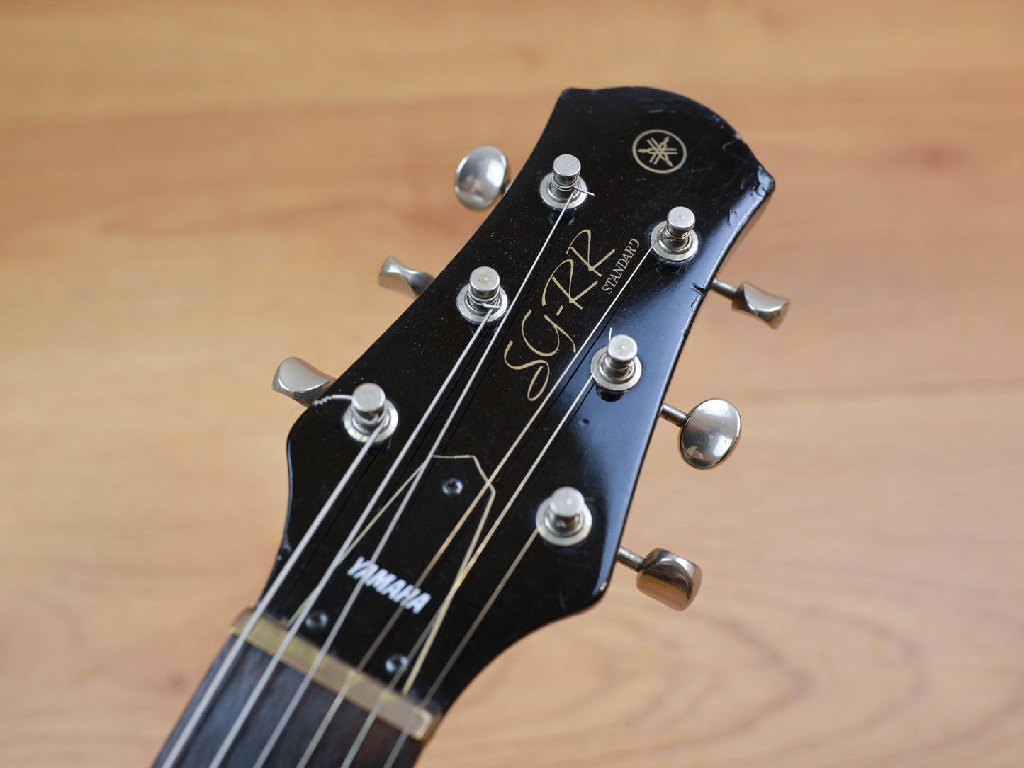 1990's Yamaha Japan SG-RR Standard Double Cutaway w/P90 (Black)