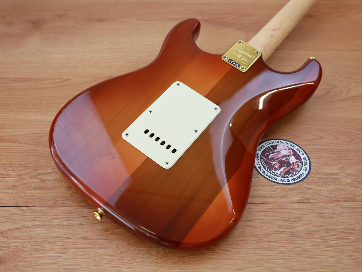 Squier 40th Anniversary Stratocaster (Gold Edition Sienna Sunburst)