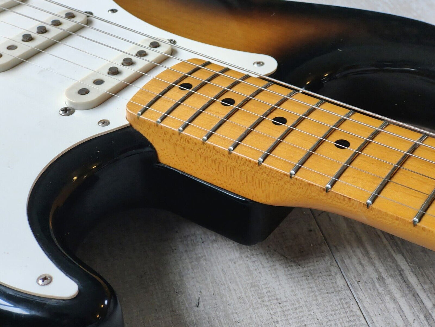 1991 Fender Japan ST57-650 '57 Reissue Vintage Stratocaster (Brown Sunburst)