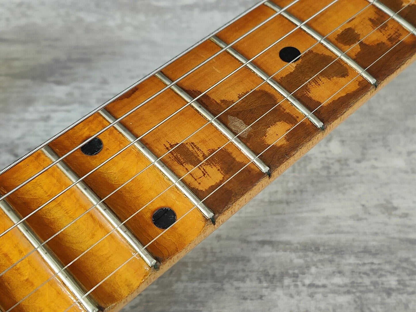 1987 Fender Japan ST72R-55M '72 Reissue Partially-Scalloped Stratocaster (White)