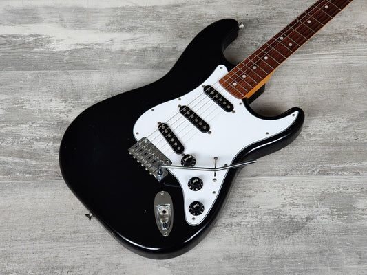 1990's Fender Japan ST-72SC '72 Reissue Scalloped Stratocaster (Black)