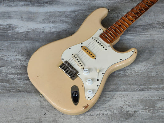 1987 Fender Japan ST72R-55M '72 Reissue Partially-Scalloped Stratocaster (White)