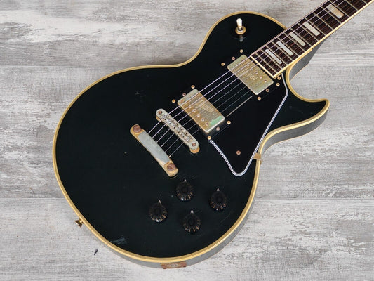 1974 Greco Japan EG-650B Les Paul Custom (Ebony/Black)