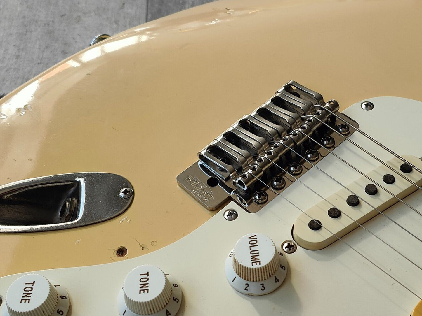 1987 Fender Japan ST72R-55M '72 Reissue Partially-Scalloped Stratocaster (White)