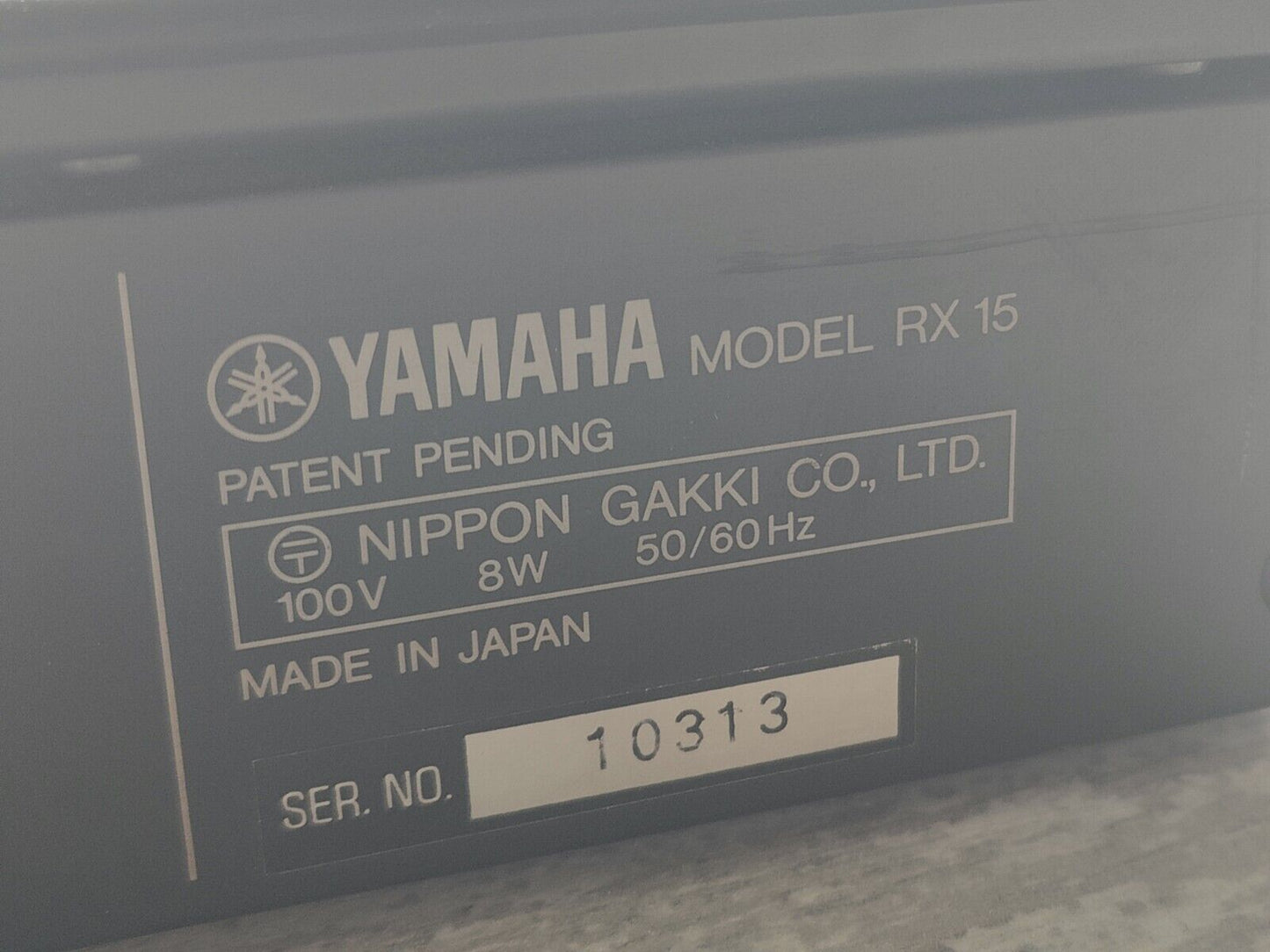 Yamaha RX15 Digital Rhythm Programmer