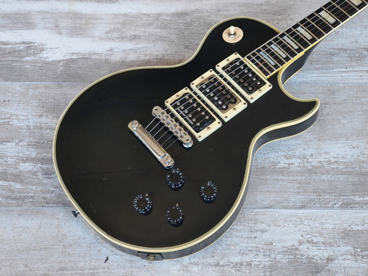 1977 Greco Japan EG-600PB Les Paul Custom Black Beauty (Ebony)