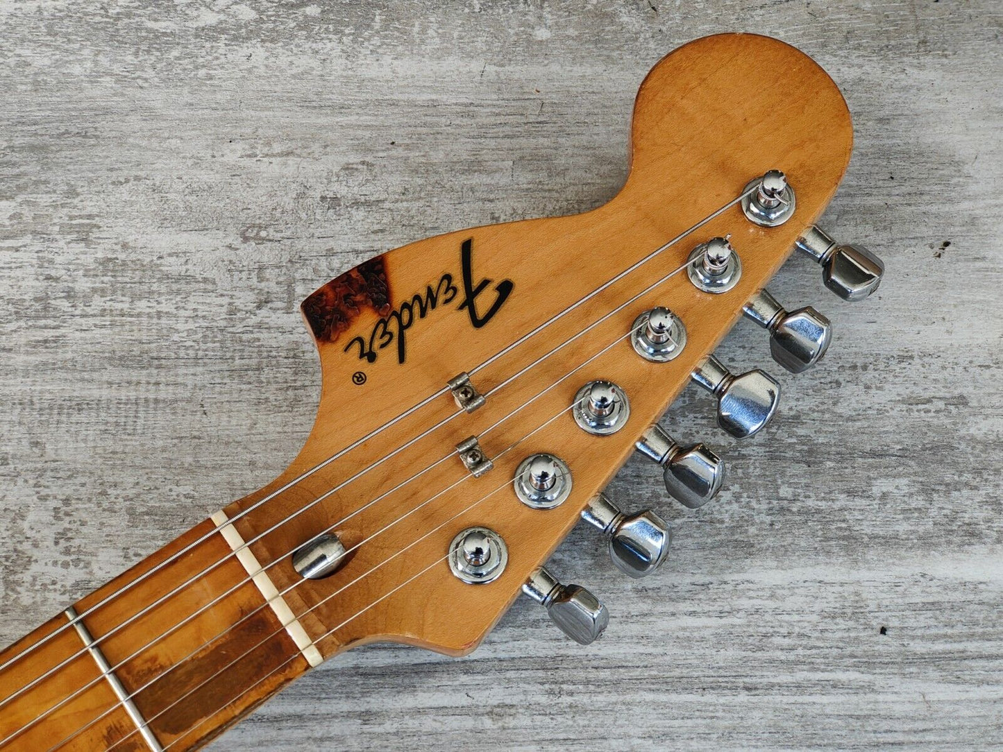 1987 Fender Japan ST72R-55M '72 Reissue Partially-Scalloped Stratocaster (White)