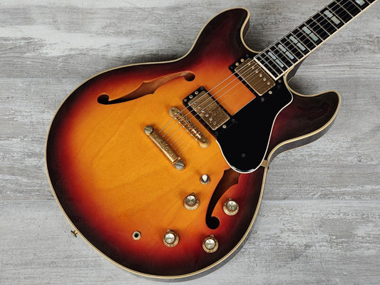 1988 Yamaha SA-2100 ES-335 Semi Hollowbody Electric Guitar (Sunburst)