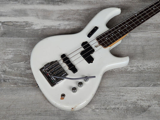 1980's Aria Pro II RSB-Straycat Bass w/Kahler Tremolo System (White)