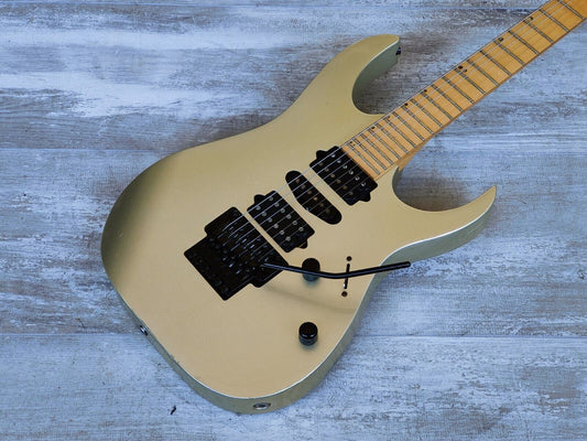 1998 Ibanez Japan RG1208M Prestige HSH Superstrat w/Dimarzio's (Silver Flake)