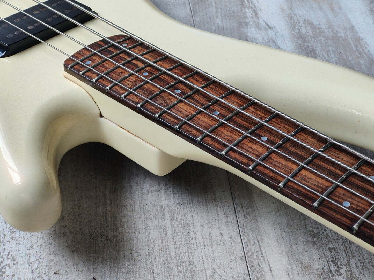 1987 Ibanez Japan RB835 Roadstar II Bass Guitar (Crystal Pearl White)