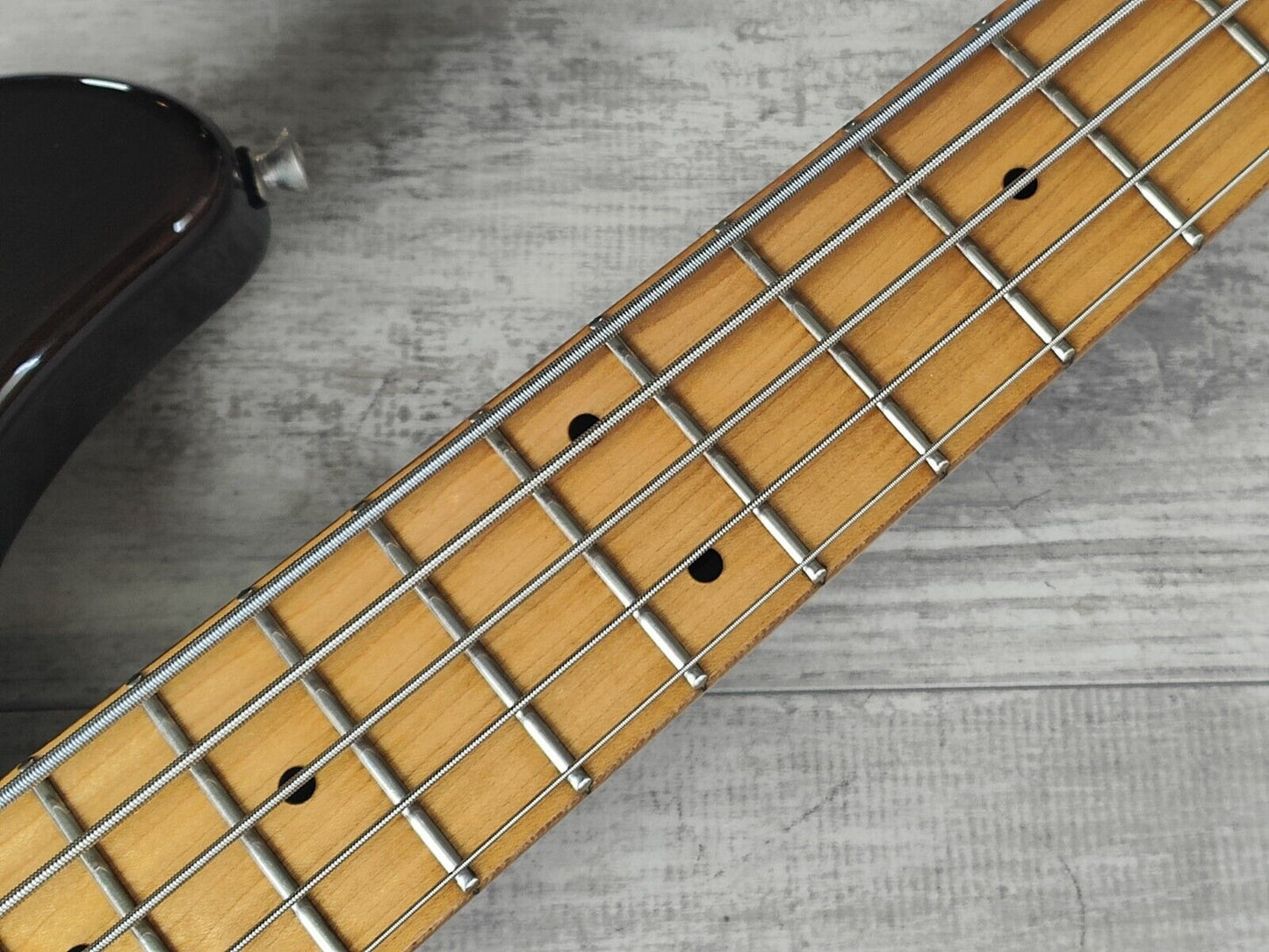 1995 Ibanez Japan ATK305 5-String Bass (Transparent Brown)