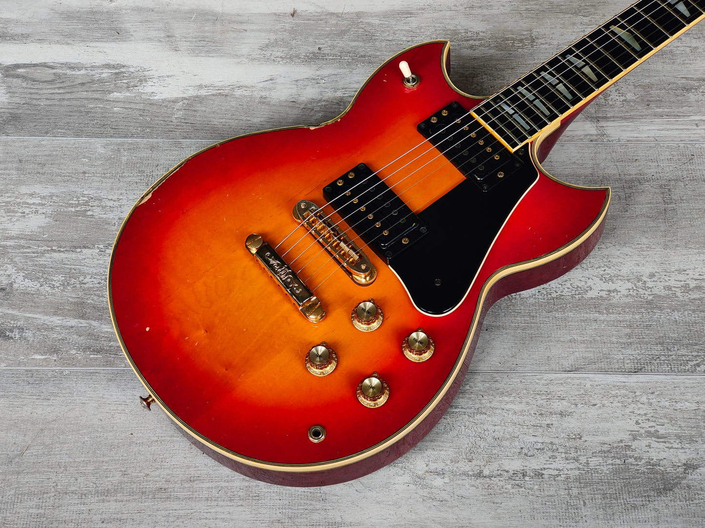 1979 Yamaha Japan SG-2000 Neckthrough Double Cutaway (Cherry Sunburst)