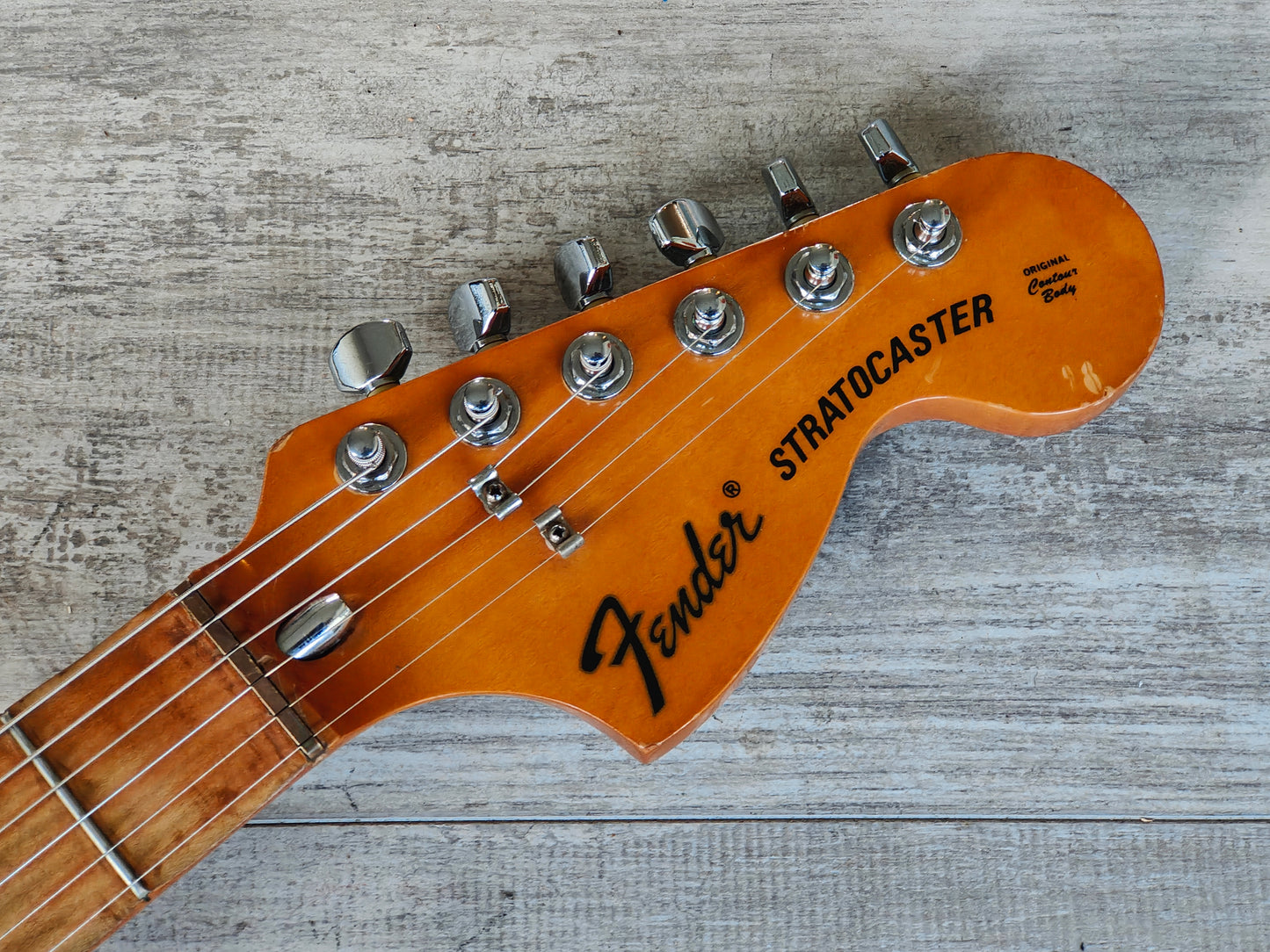 1993 Fender Japan ST72-65 '72 Reissue Scalloped Stratocaster (Natural Ash)
