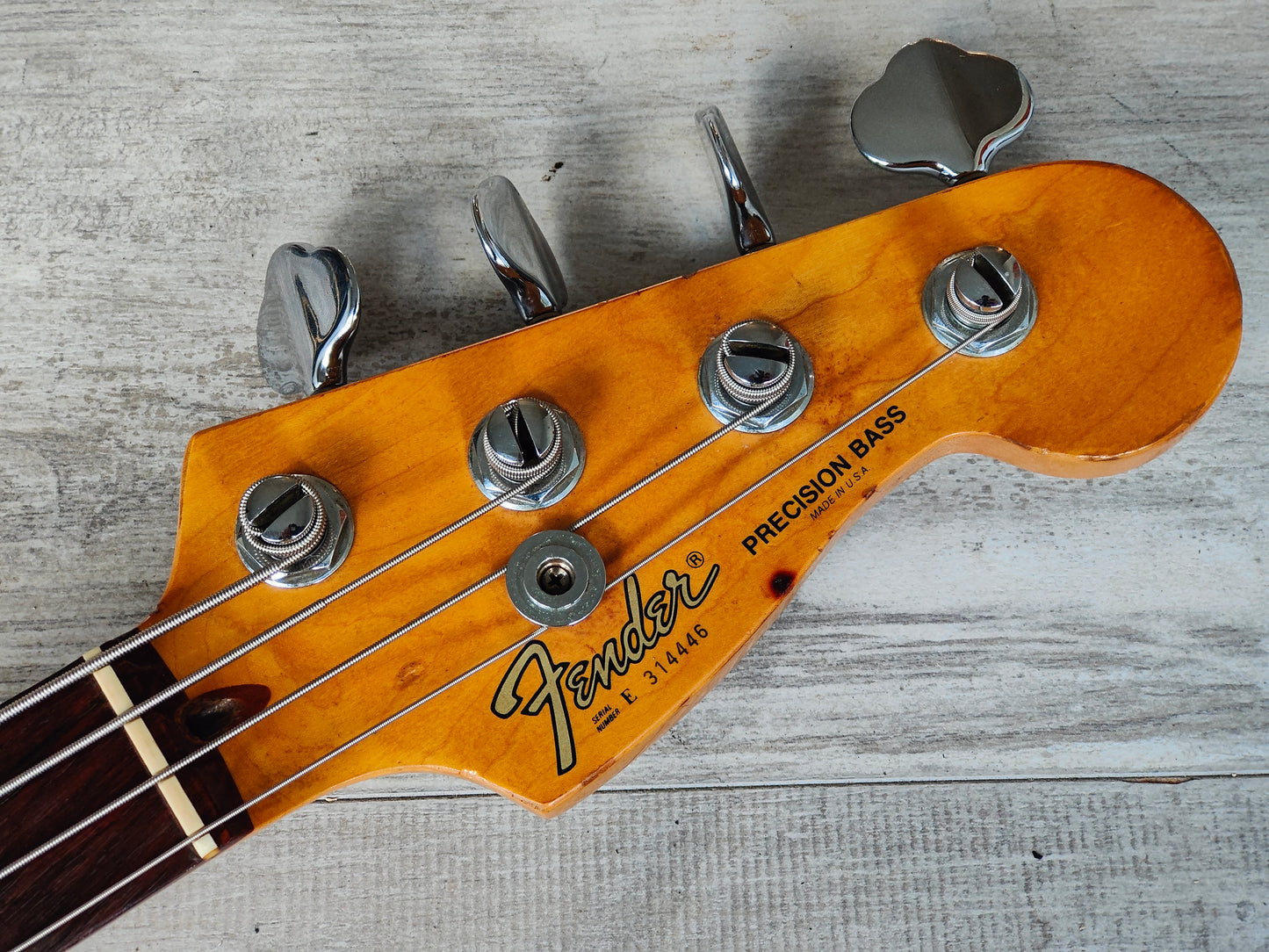 1983 Fender USA Elite I Precision Bass w/EMG's (Sunburst)