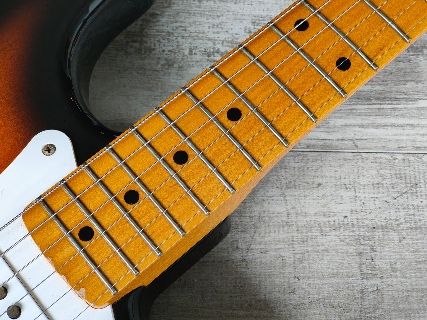 2004 Fender Japan ST57-58US '57 Reissue Stratocaster w/USA Pickups (Sunburst)