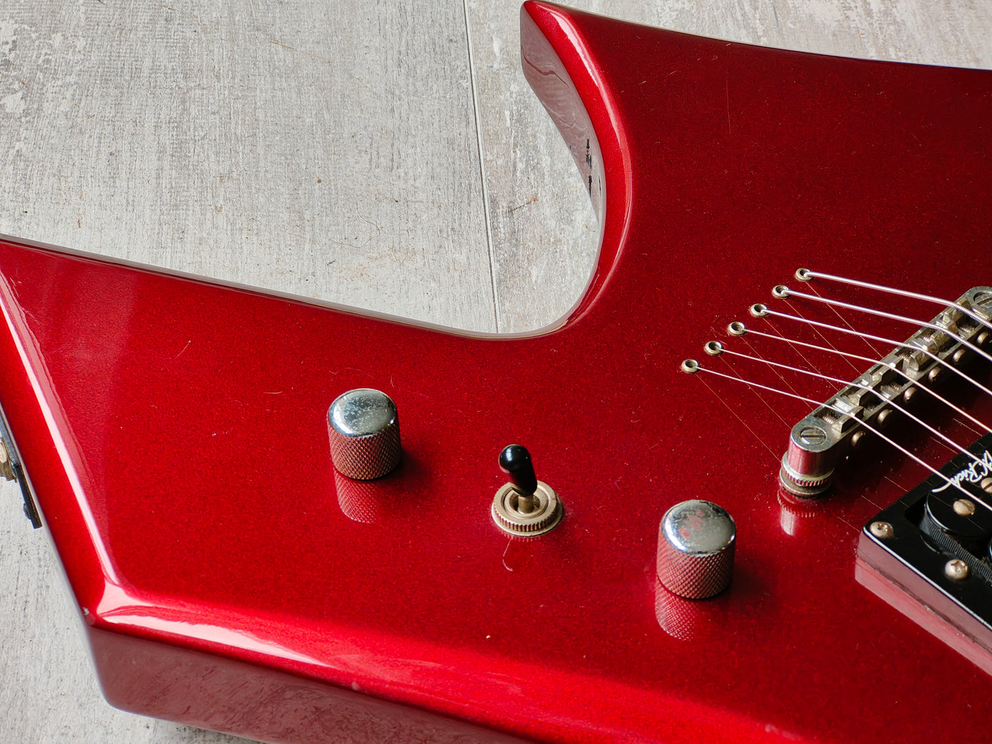 2014 BC Rich Warlock (Candy Apple Red)