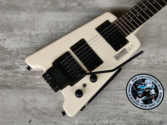1990 Hohner G2T Headless Guitar w/Steinberger System (White)