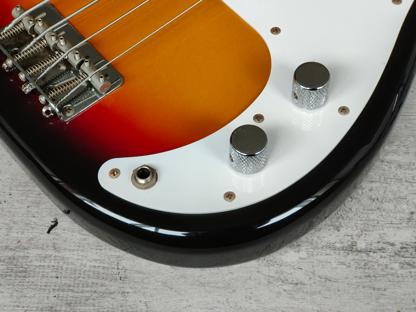 1994 Squier (by Fender Japan) SPB-33 Silver Series Precision Bass (Sunburst)