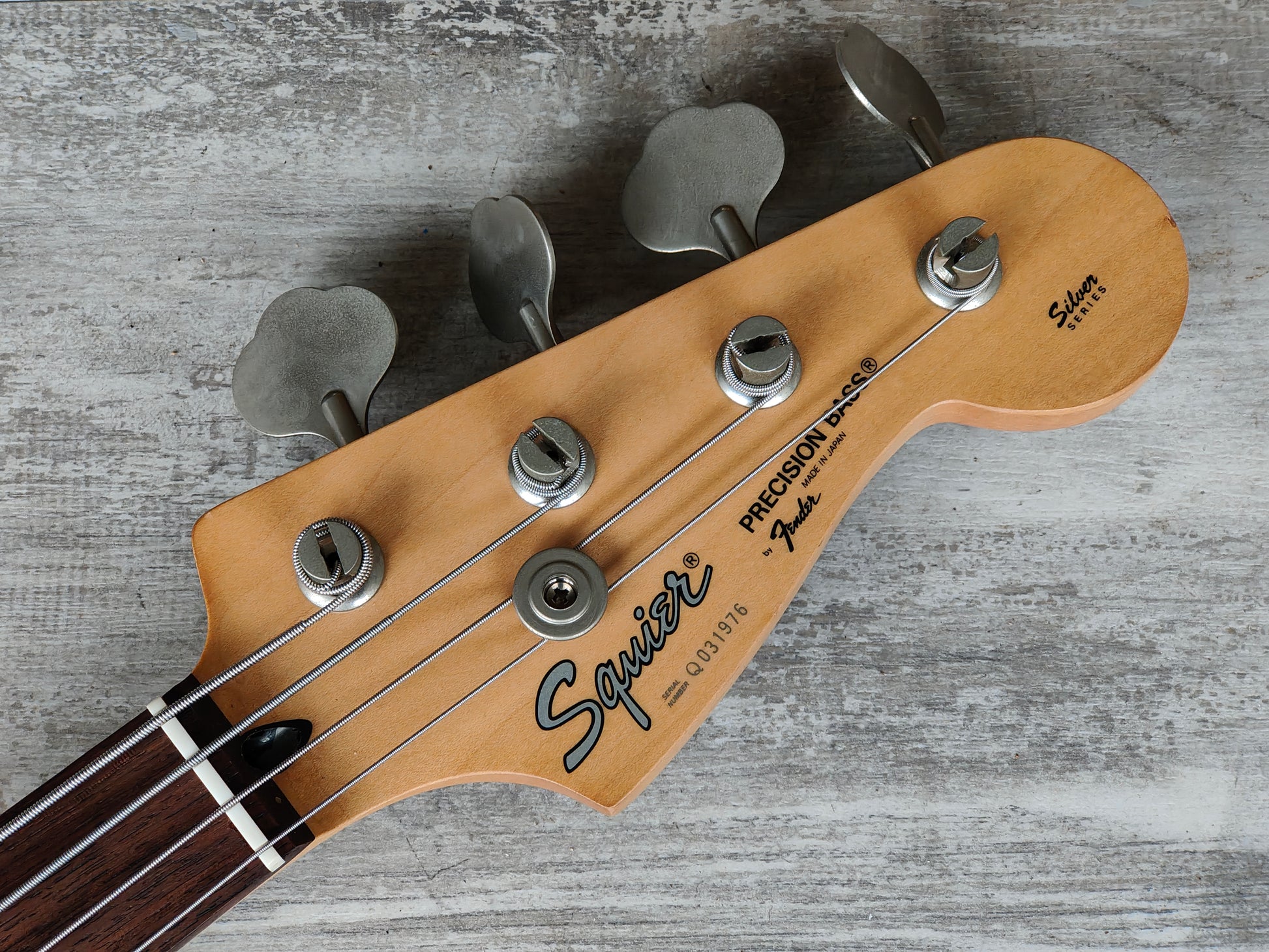 1994 Squier (by Fender Japan) SPB-33 Silver Series Precision Bass 