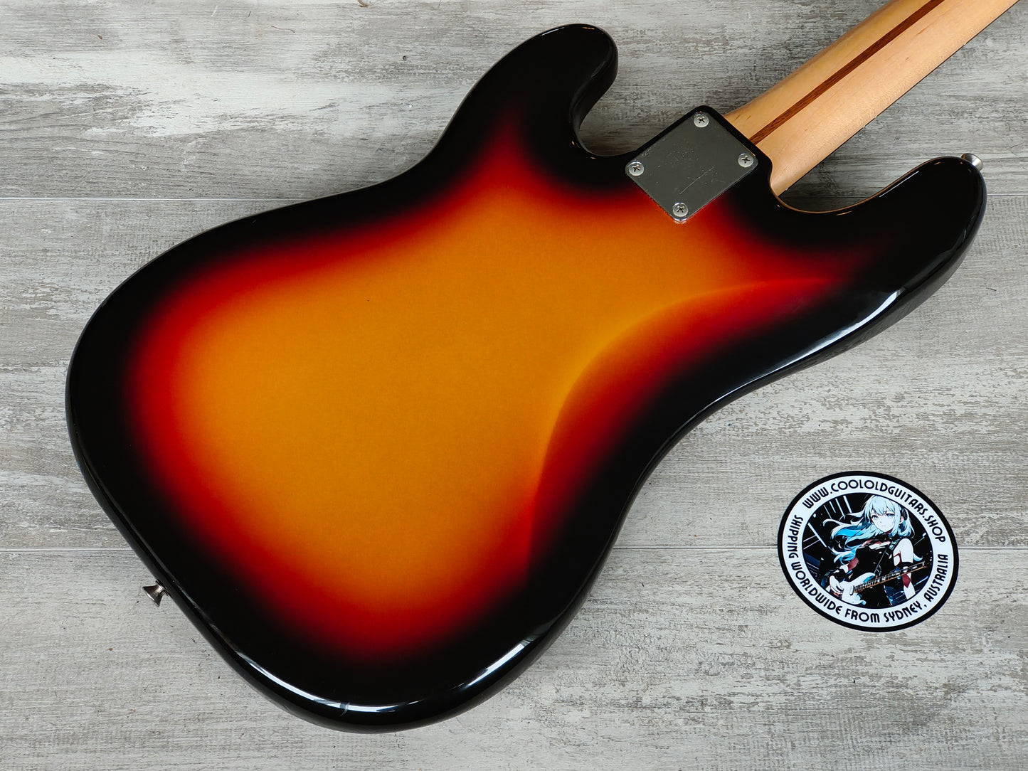 1994 Squier (by Fender Japan) SPB-33 Silver Series Precision Bass (Sunburst)