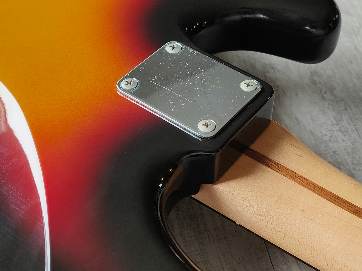 1994 Squier (by Fender Japan) SPB-33 Silver Series Precision Bass (Sunburst)