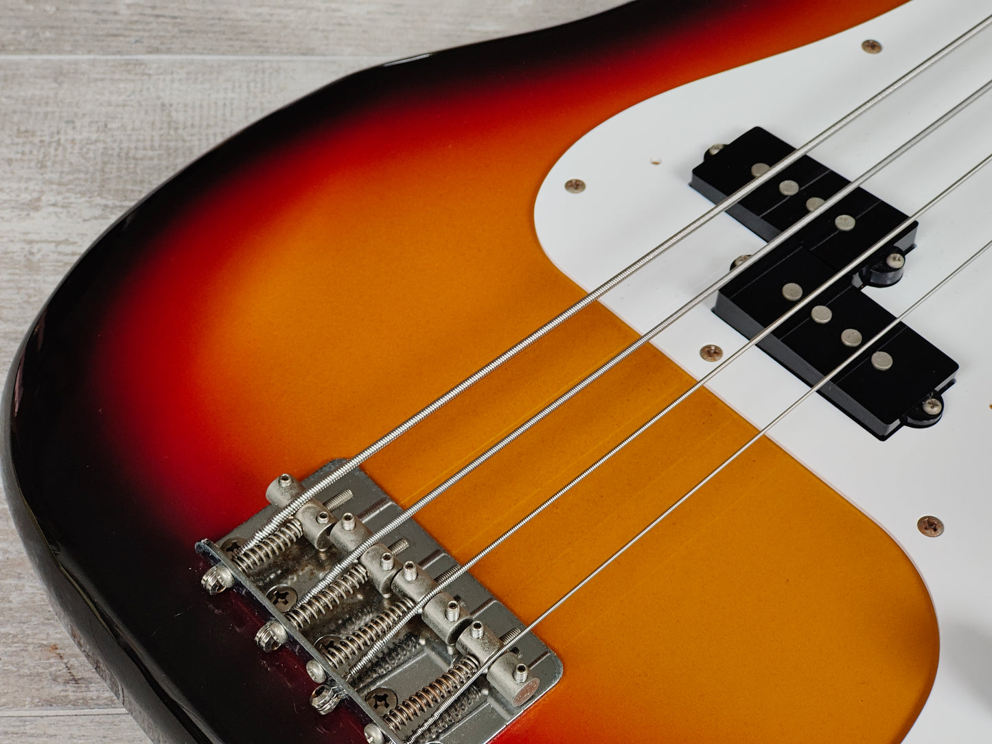 1994 Squier (by Fender Japan) SPB-33 Silver Series Precision Bass (Sunburst)