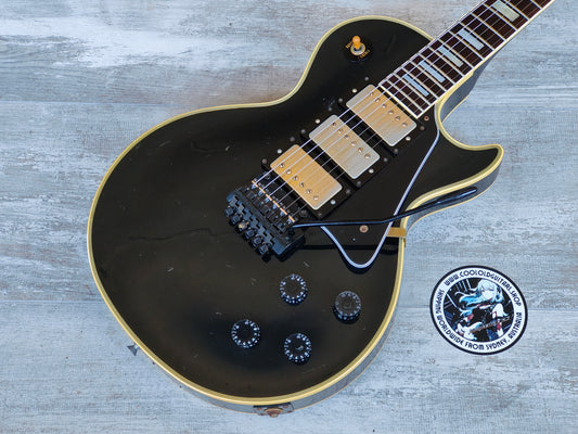 1987 Greco Japan Les Paul Custom "Black Beauty" w/Kahler Tremolo (Ebony)