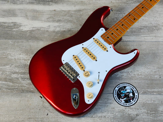 1989 Fender Japan ST57 '57 Reissue Vintage Stratocaster (Candy Apple Red)