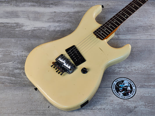 1980's Kramer Japan JK 1000 Superstrat (Aged White)