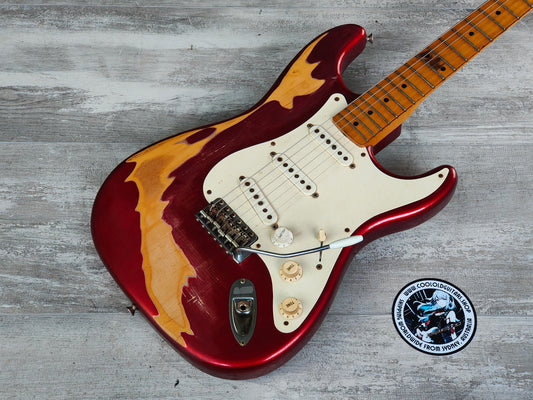 1992 Fender Japan ST57-650 '57 Reissue Vintage Stratocaster (Candy Apple Red)