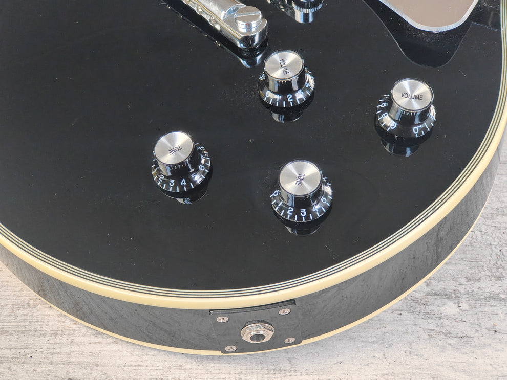 Burny Rlc 55js 2011 Burny RLC-55JS John Sykes Les Paul Custom (Black) – Cool Old Guitars