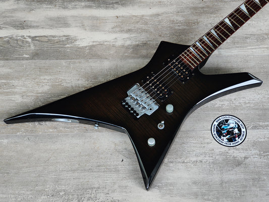 2000 Grover Jackson Japan Neckthrough KS-95 "Kelly Star" (Transparent Black)