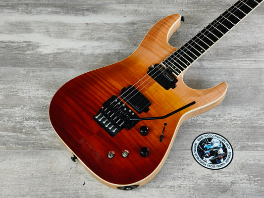 2021 Schecter Diamond Series C-1 FR S SLS Elite w/Sustainiac (Antique Fade Burst)