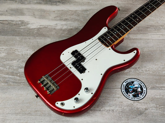 1985 Tokai Japan TPB-60 Hard Puncher 60's Precision Bass (Candy Apple Red)