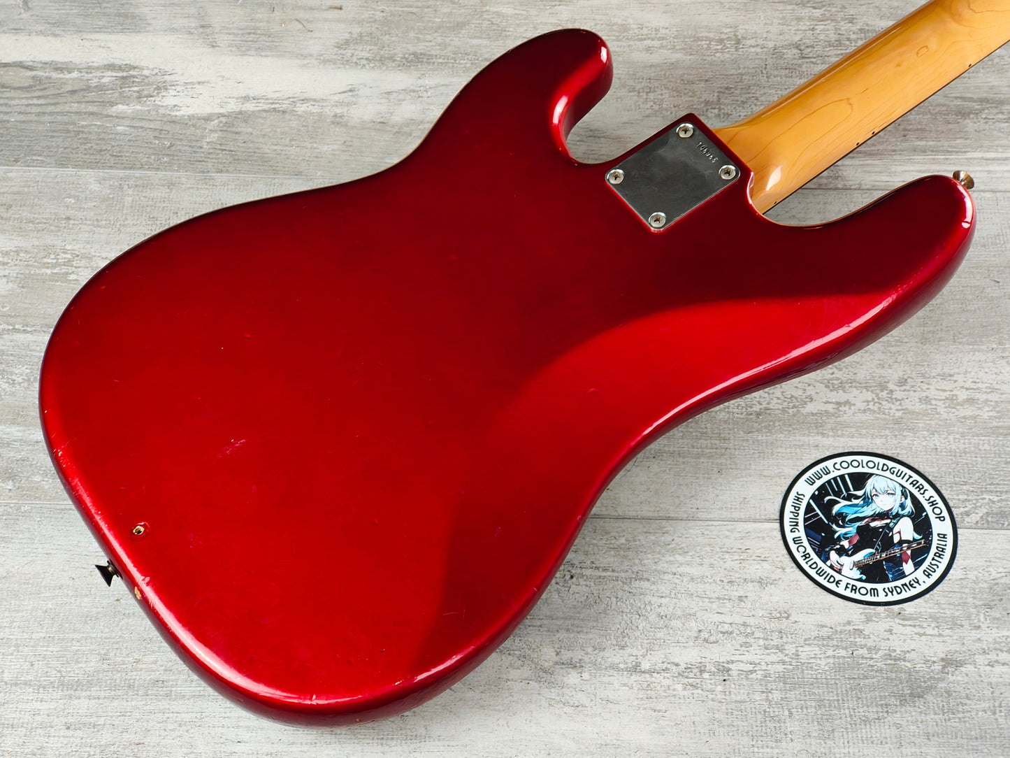 1985 Tokai Japan TPB-60 Hard Puncher 60's Precision Bass (Candy Apple Red)