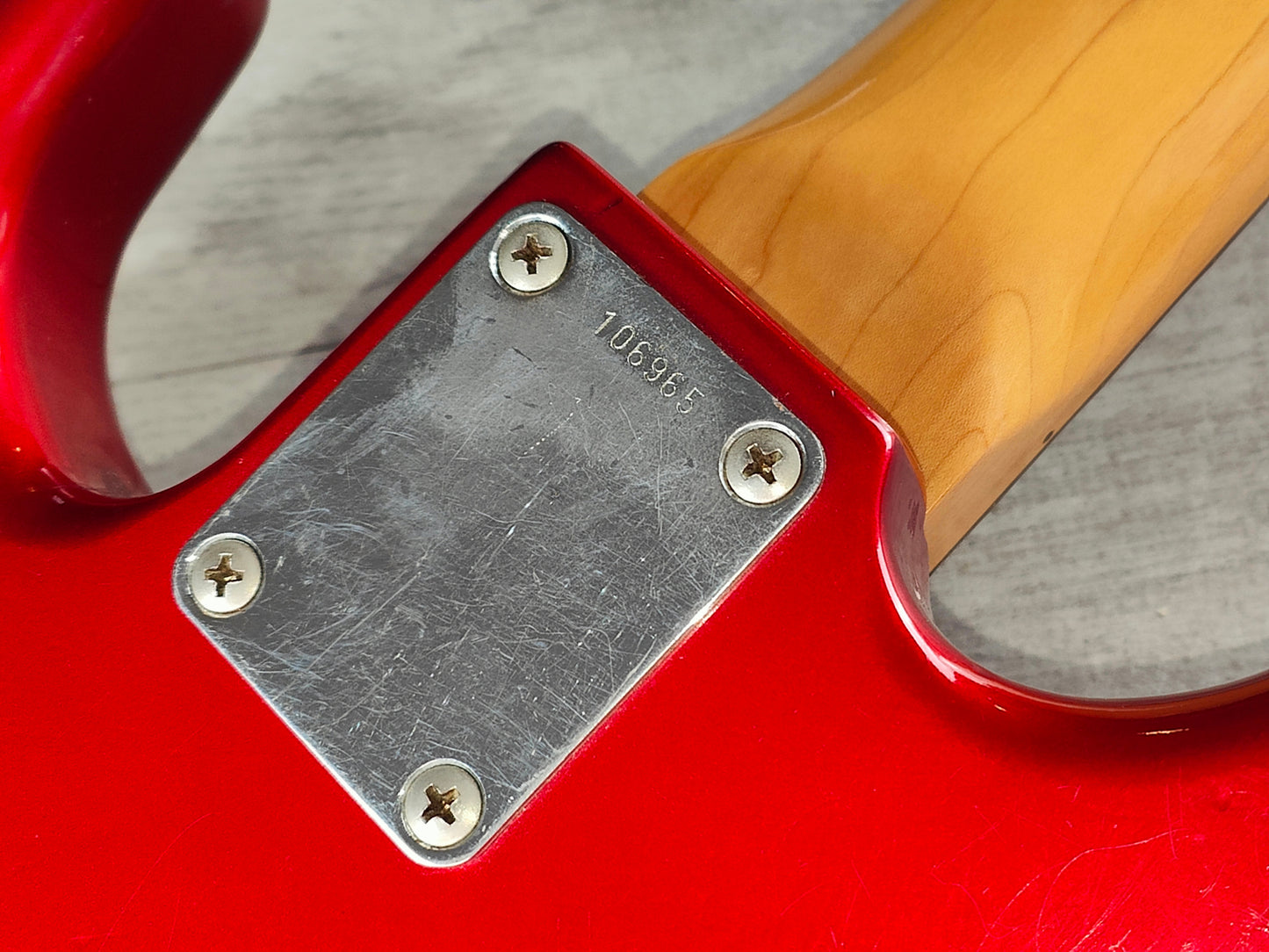 1985 Tokai Japan TPB-60 Hard Puncher 60's Precision Bass (Candy Apple Red)