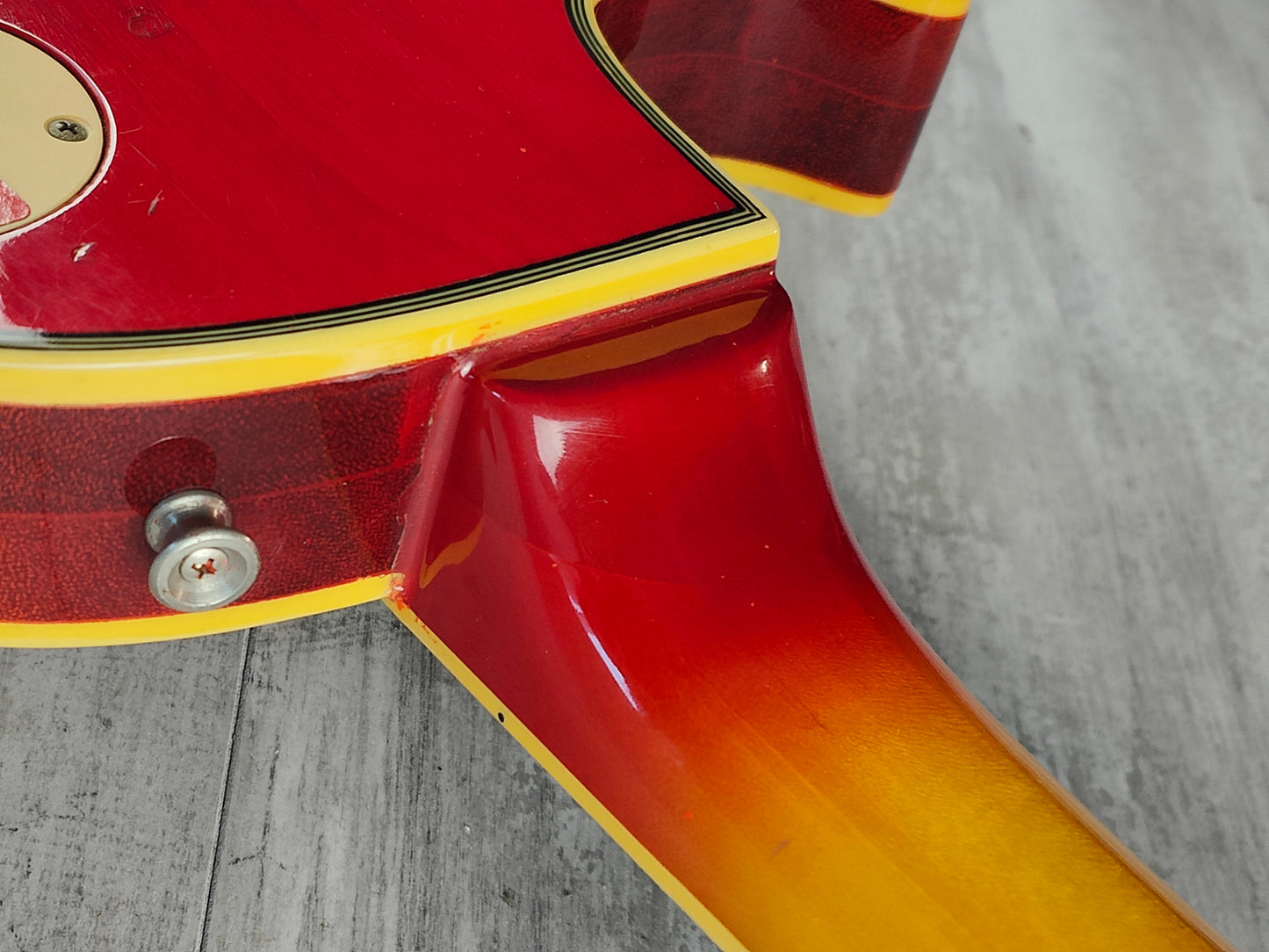 1978 Greco Japan EG-600PR 3PU Les Paul Custom (Cherry Sunburst)