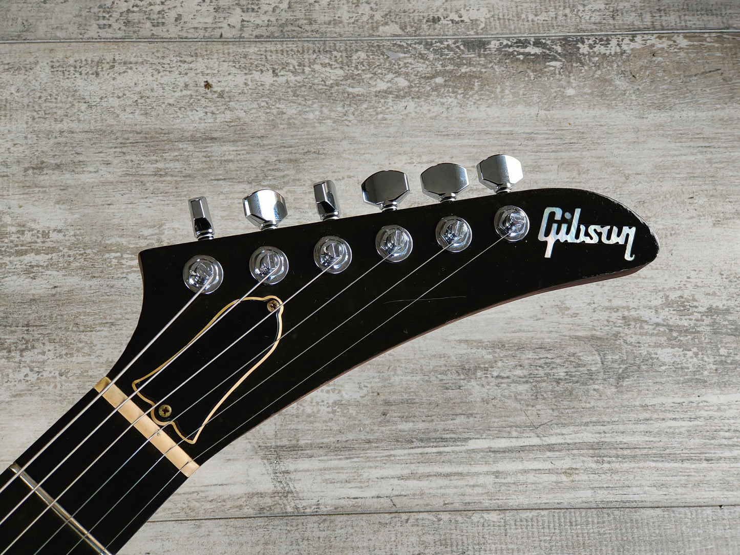 1995 Gibson USA '76 Reissue Explorer (Brown Mahogany)