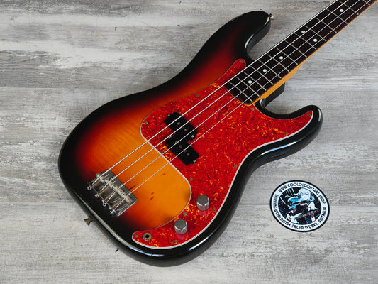 1990 Fender Japan PB62-55 '62 Reissue Precision Bass (Sunburst)
