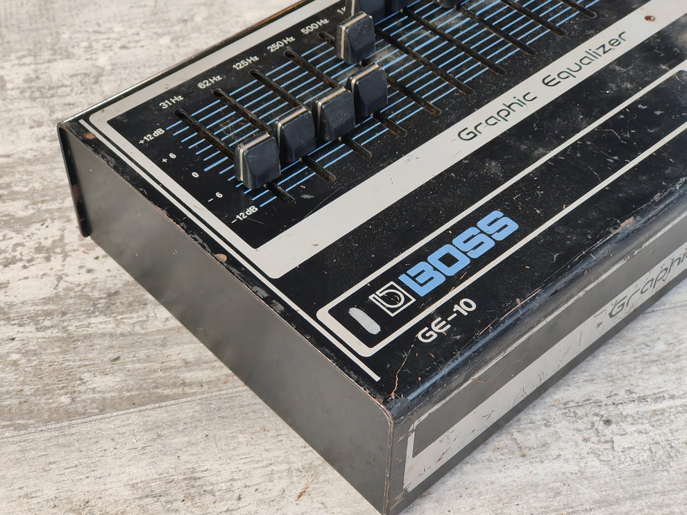 1970's Boss GE-10 Graphic Equalizer EQ MIJ Japan Vintage Effects Pedal ...