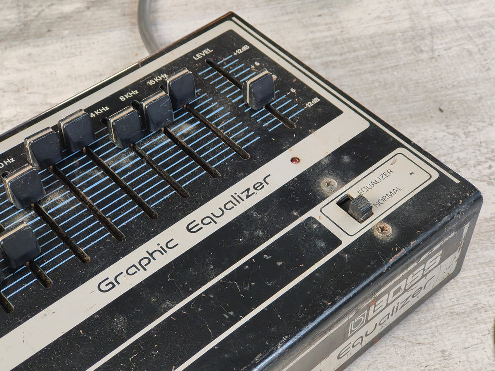 1970's Boss GE-10 Graphic Equalizer EQ MIJ Japan Vintage Effects Pedal ...