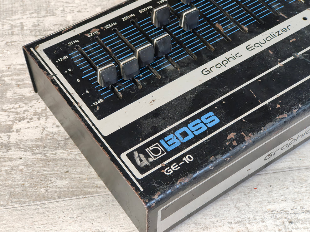 1970's Boss GE-10 Graphic Equalizer EQ MIJ Japan Vintage Effects Pedal ...