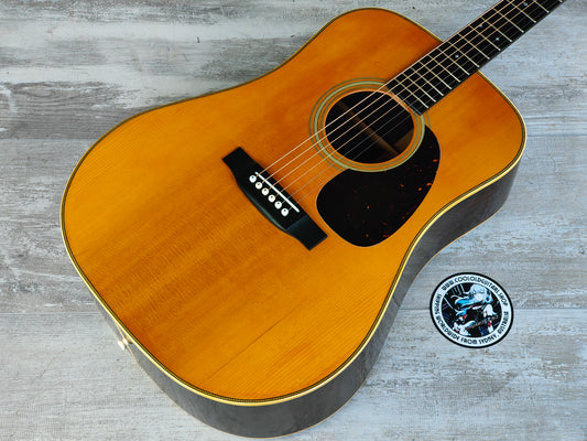 1980 Tokai Cat's Eyes CE-800 Vintage Handmade Acoustic Dreadnought (Natural)