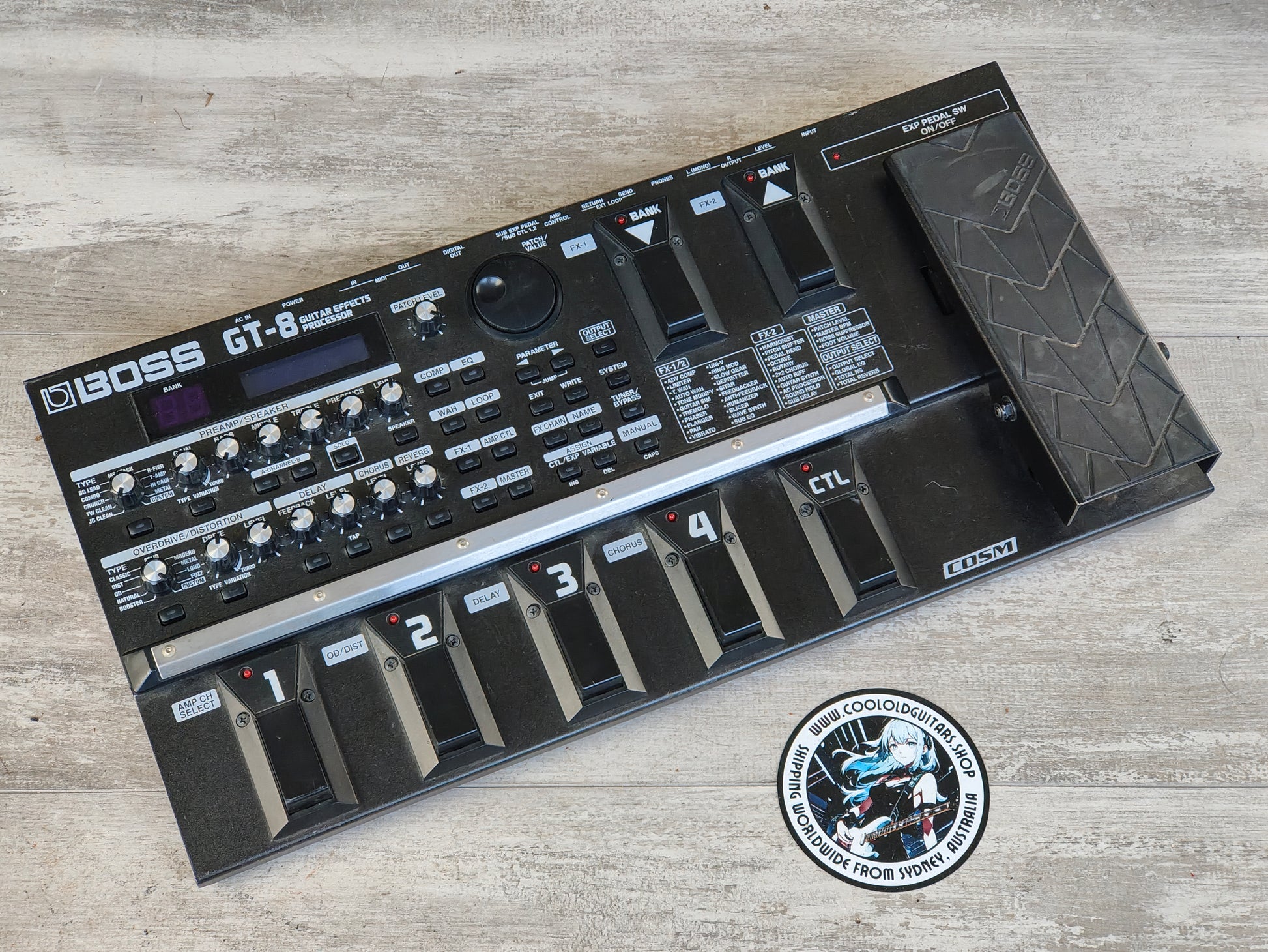 boss pedal sale Boss GT-8 Multi Effects Pedal – Cool Old Guitars