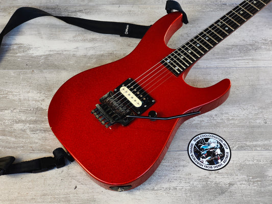 1989 Charvel Model 5A Neckthrough Superstrat w/Bareknuckle (Metallic Red)