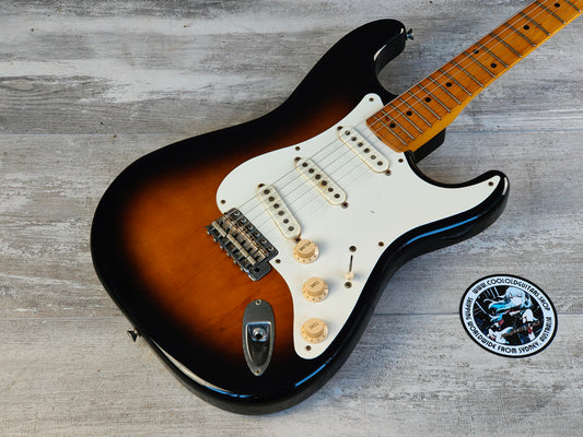 1987 Fender Japan ST57-70 "E Series" '57 Reissue Stratocaster (Brown Sunburst)