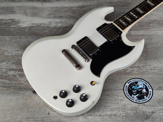 1996 Orville (Gibson) Japan SG-65 '62 Reissue SG Double Cutaway (Alpine White)