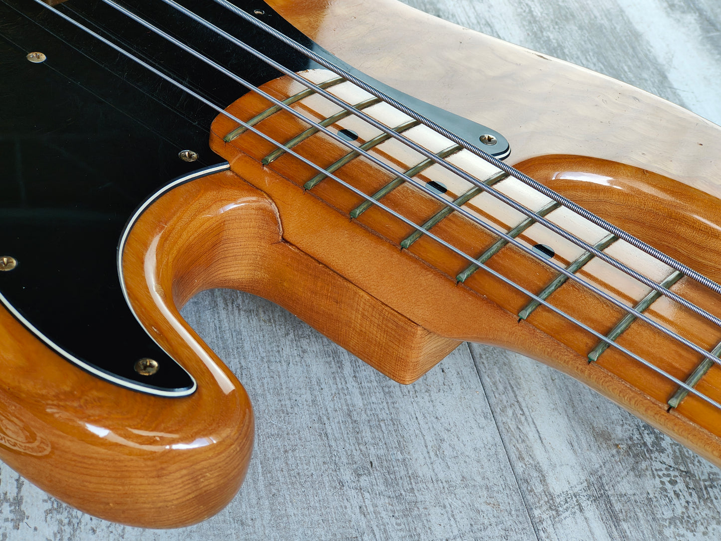 1980 Tokai Japan PB Hard Puncher Precision Bass (Curly Natural Ash)