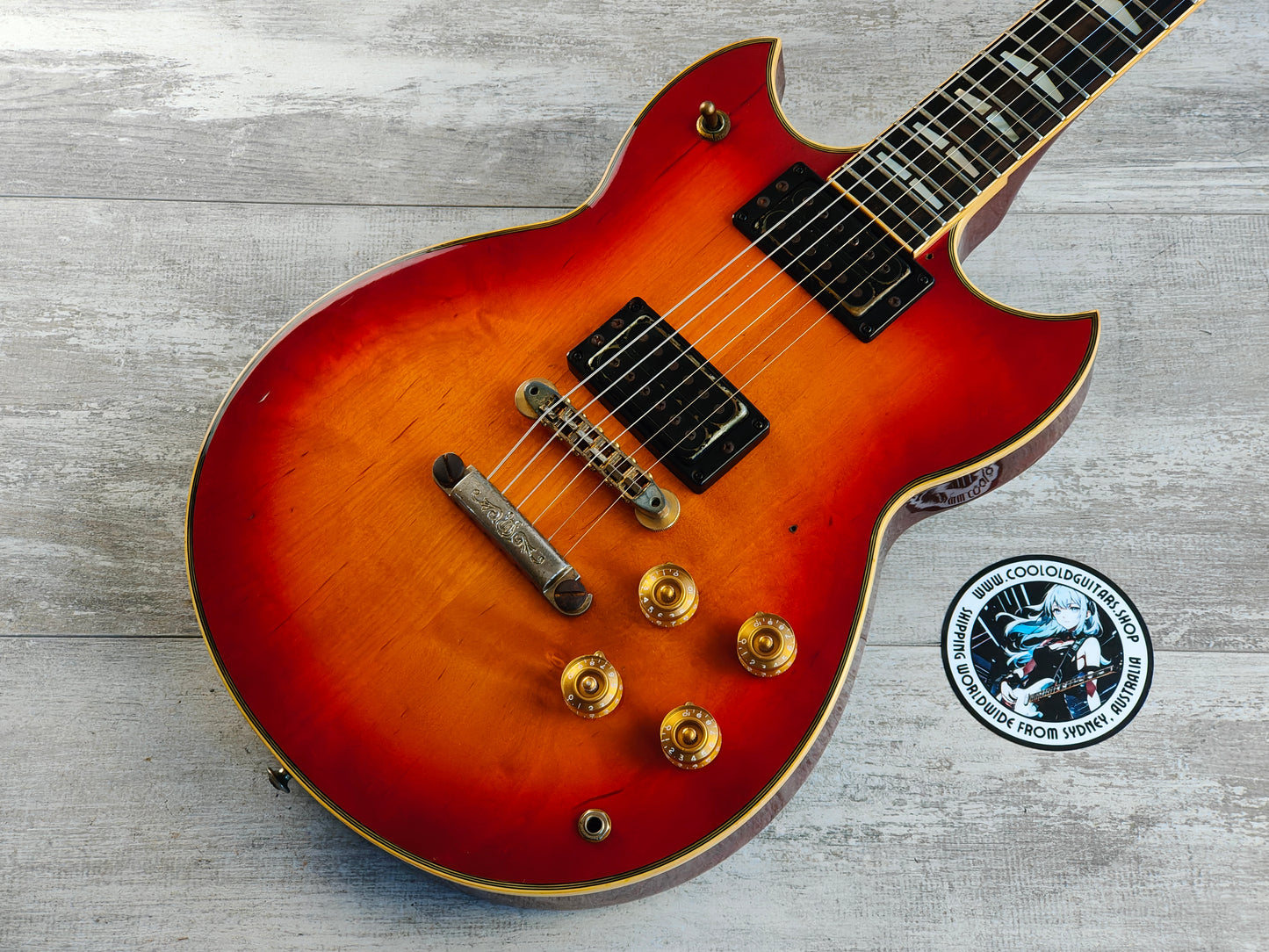 1979 Yamaha Japan SG-1000 Double Cutaway (Cherry Sunburst)